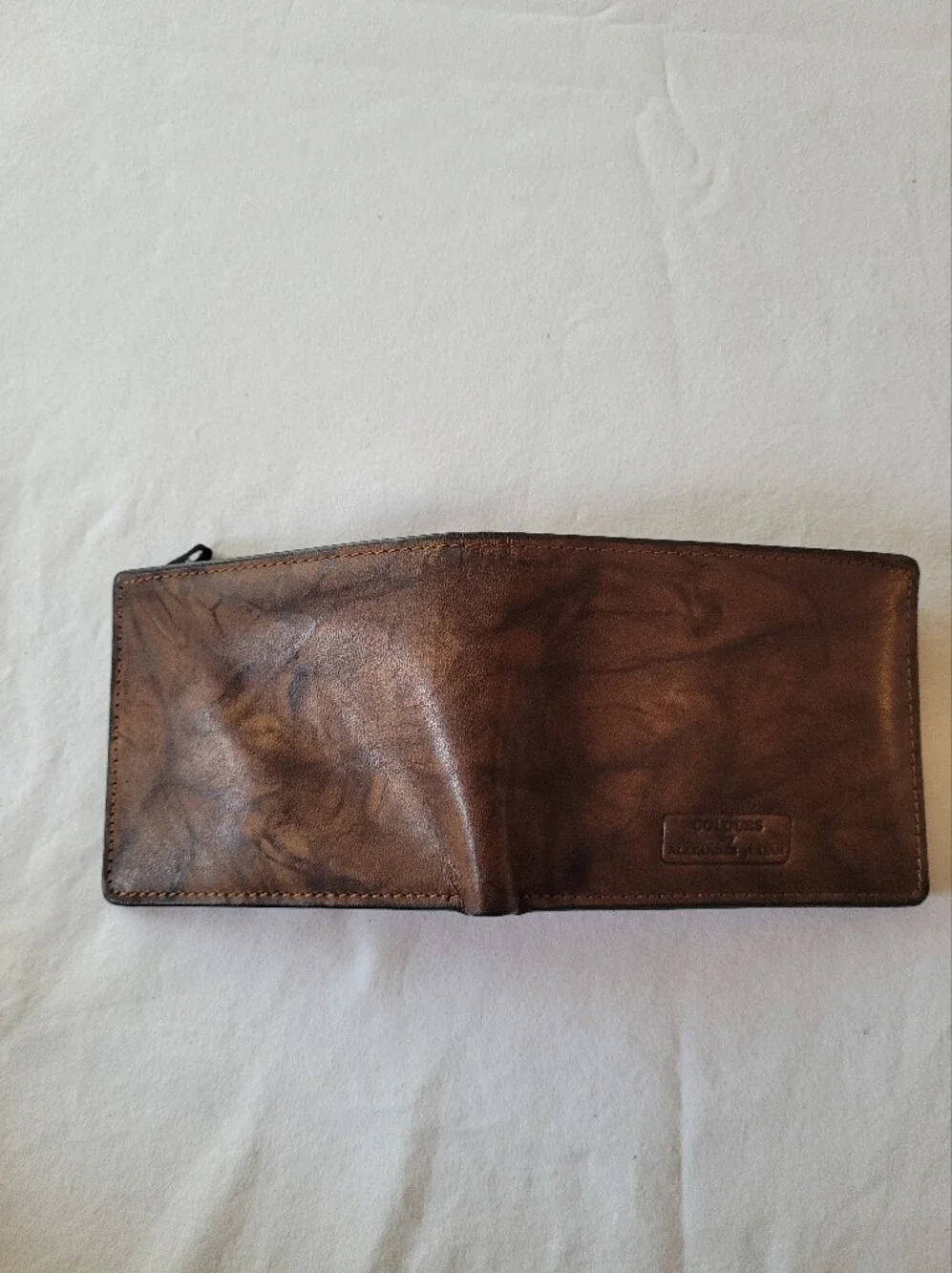 Colours By Alexander Julian Brown Leather Bifold Wallet